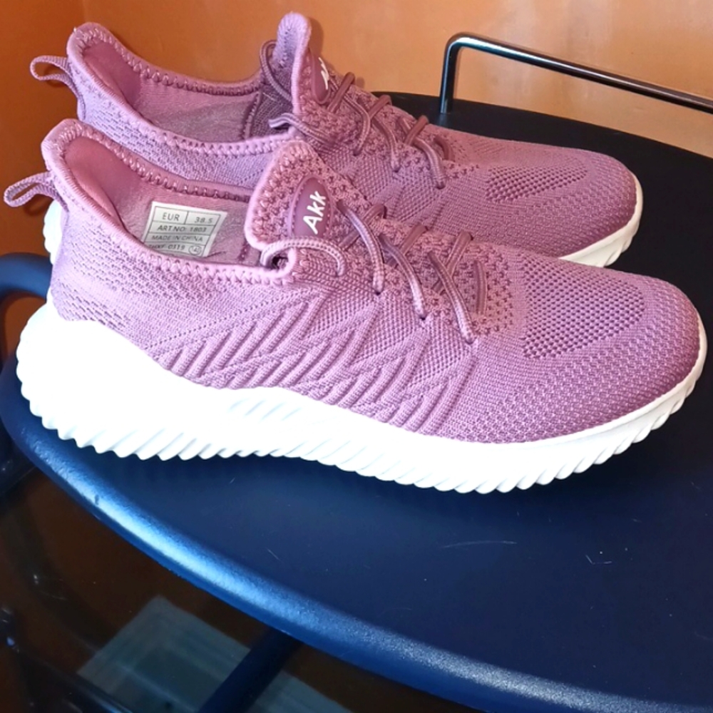 Akk, slip-on walking shoe, 7.5, mauve